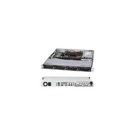 Supermicro SuperChassis 440W/480W 1U RackmountServerChassis(Blk), CSE-813MTQ-441CB CSE-813MTQ-441CB
